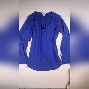 Womens Calvin Klein zip up with room up sleeve